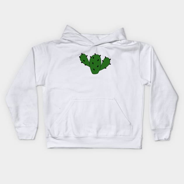 Thorny cactus. A hint of a complex person. Desert plant. Spike. Kids Hoodie by grafinya